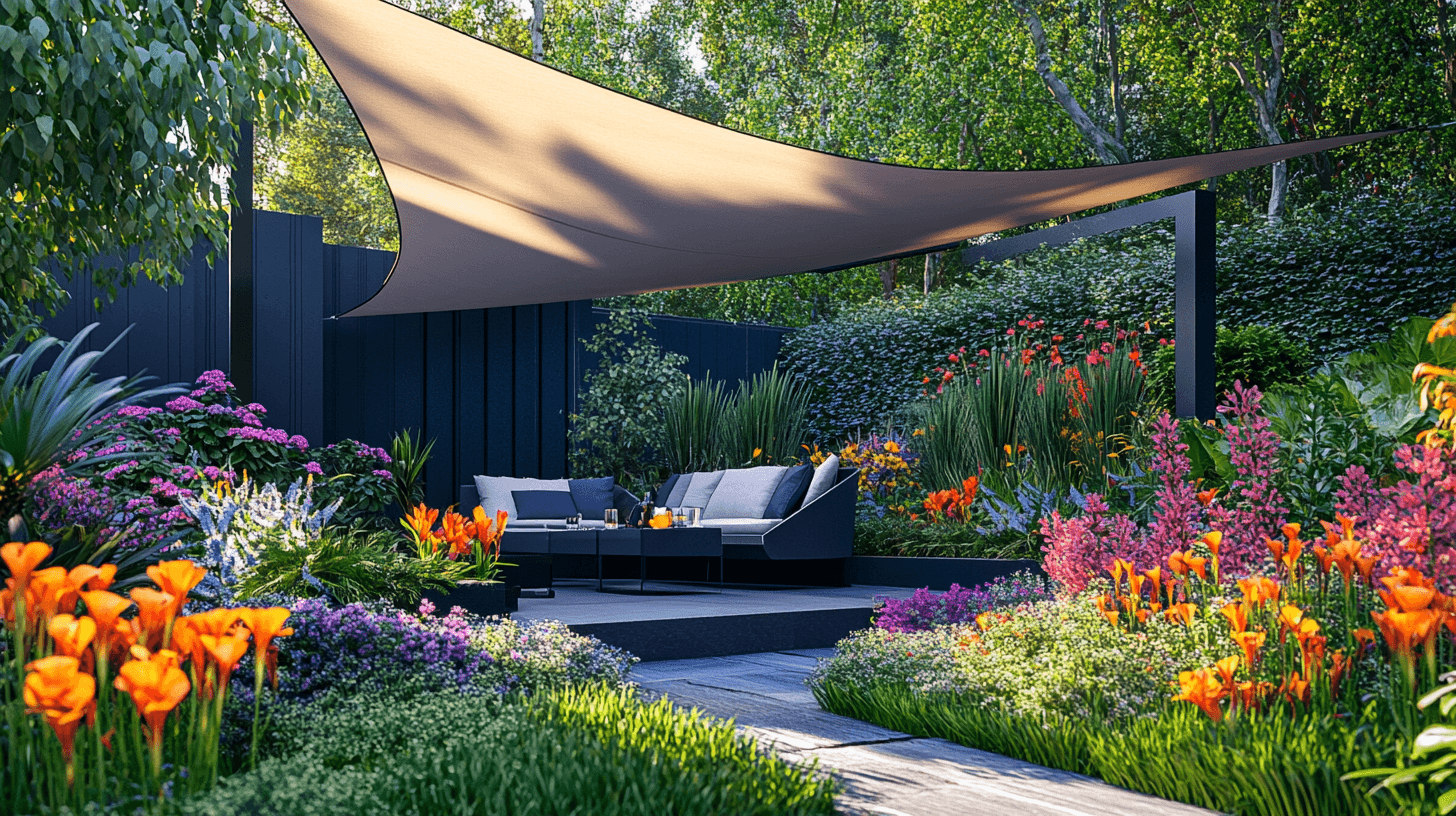 Voiles d'ombrage : Protection flexible pour chaque jardin