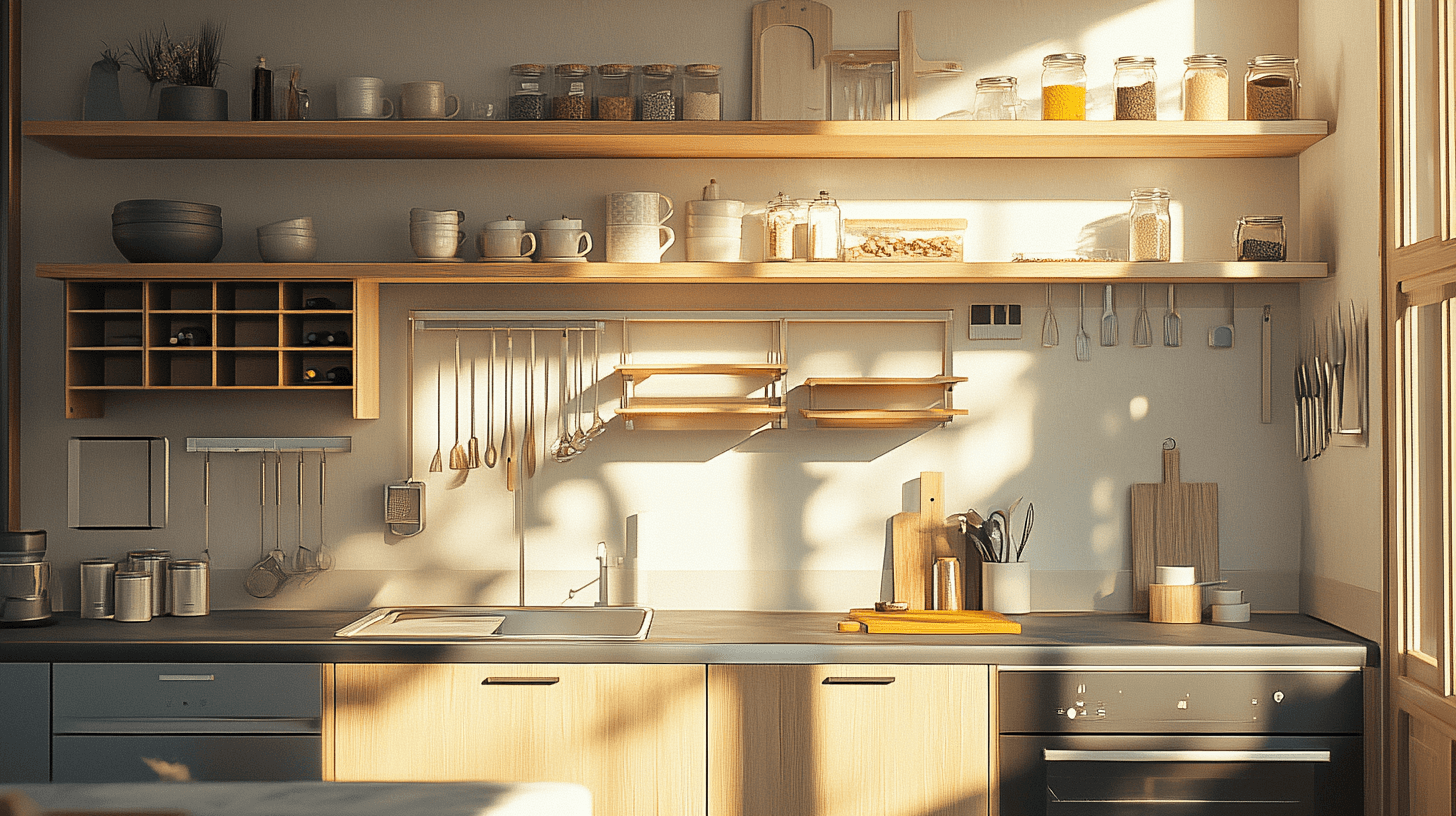 Rangement astucieux : Solutions de stockage innovantes pour la cuisine