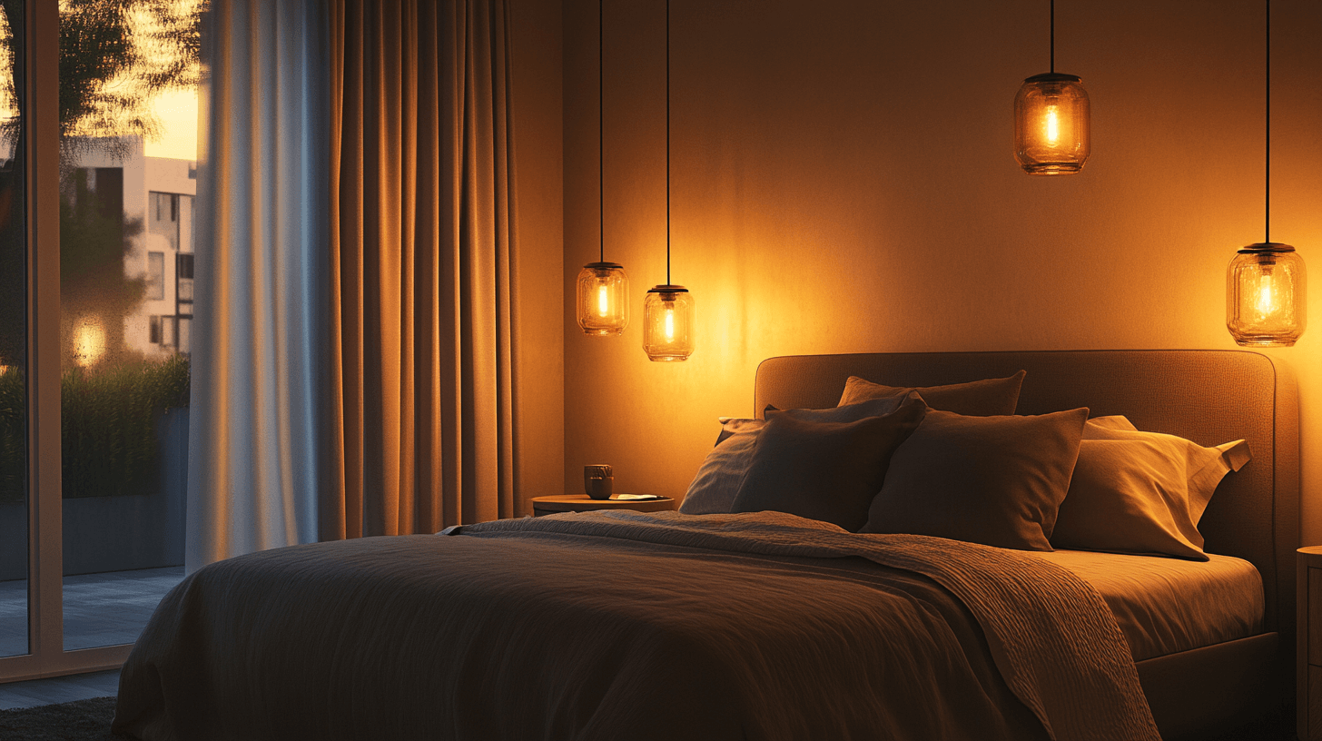 Suspensions dans la chambre : Pour une ambiance détendue