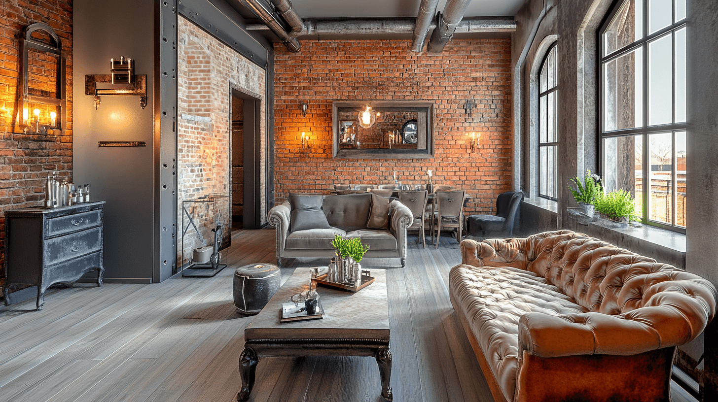 Glamour Industriel : Le mélange d'Industrial et de luxe