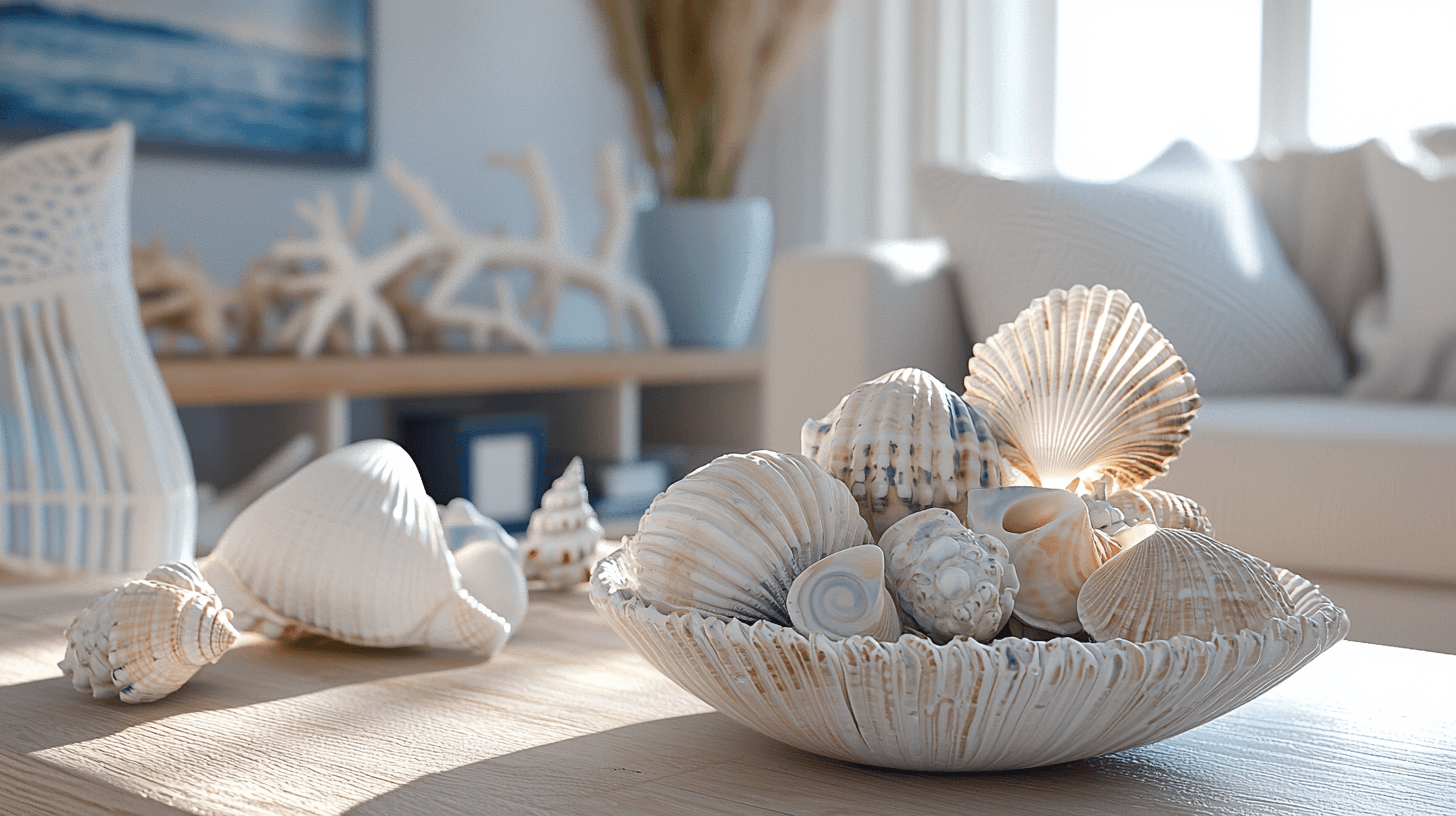 Coquillages : Accents maritimes pour une ambiance fraîche