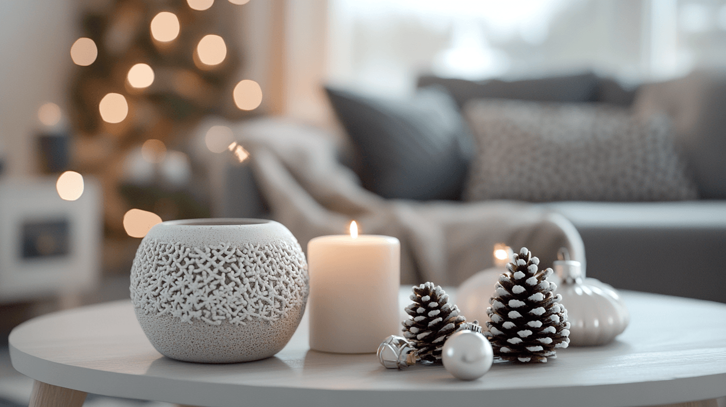 Palette de couleurs : Tons subtils pour une ambiance festive paisible