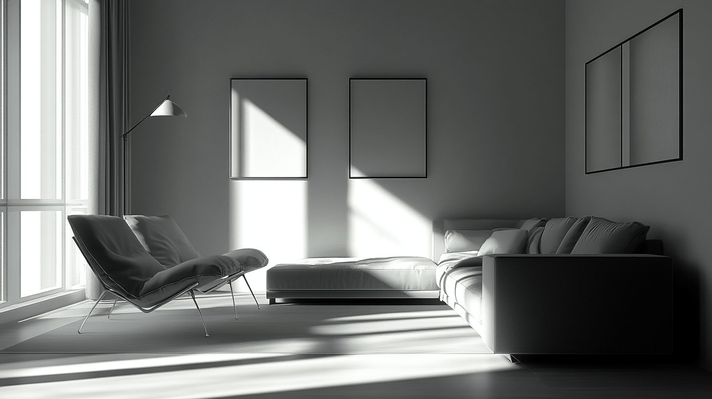 Styles de vie monochromes : le minimalisme rencontre l'élégance