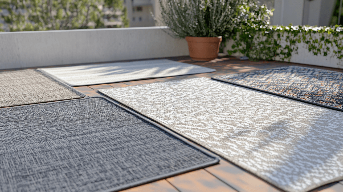Matériaux et propriétés des tapis d'extérieur