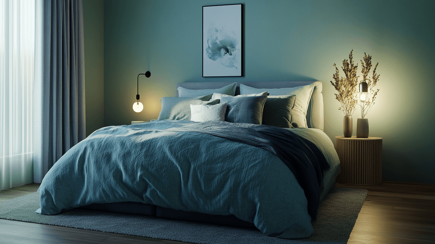 Conception des couleurs dans la chambre : Tons apaisants pour un meilleur sommeil