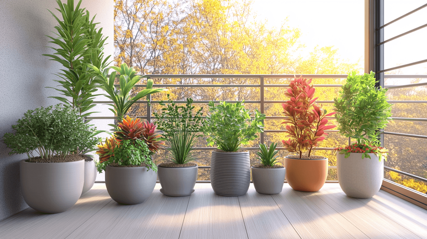 Plantes en pot faciles d'entretien pour balcon et terrasse