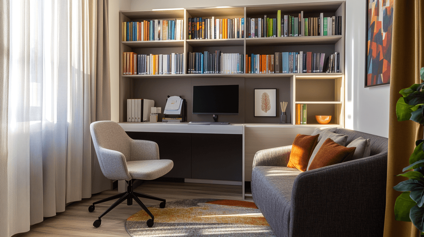 Salle multifonctionnelle : Une pièce pour travailler et se détendre