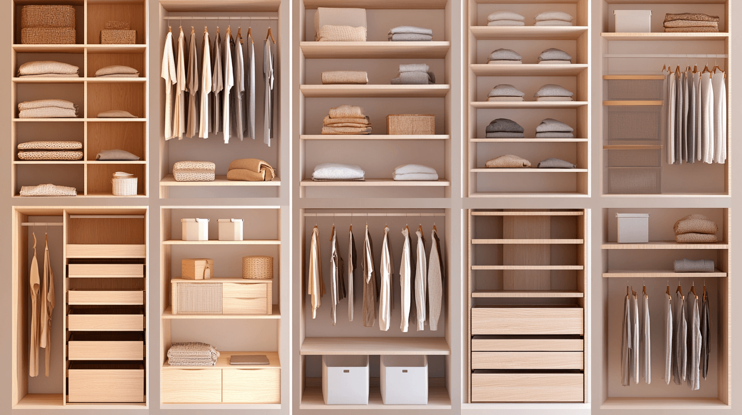 Meubles et solutions de rangement pour le dressing