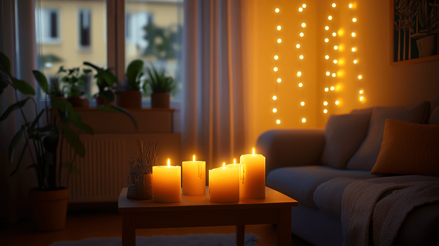 Éclairage d'ambiance pour les sombres journées d'hiver