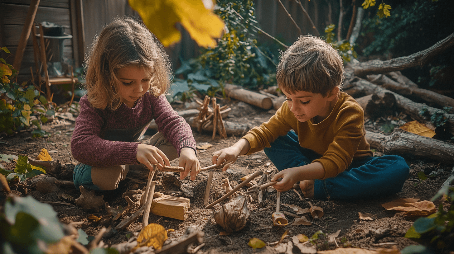 Idées de jeux créatifs : aventures imaginatives en plein air