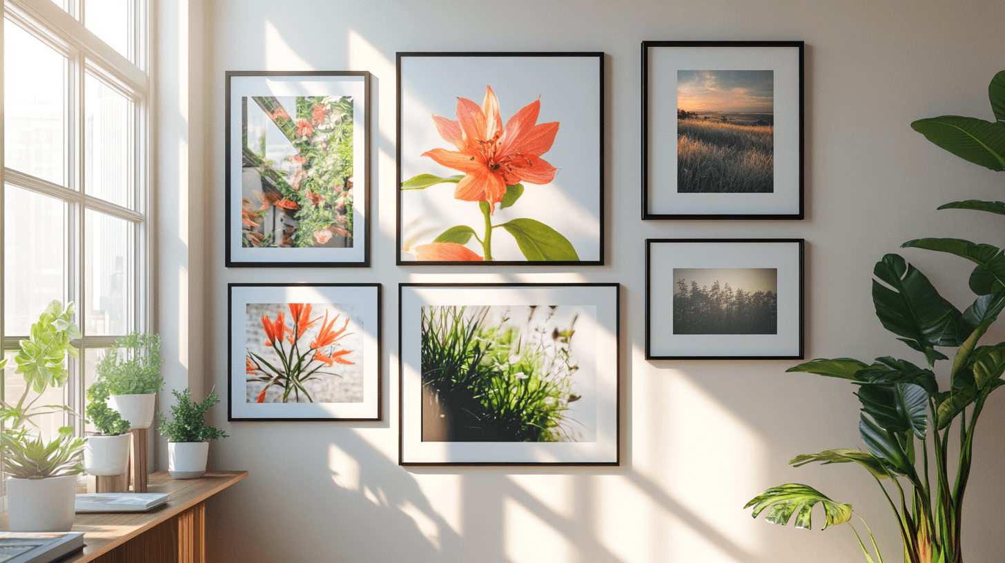 Techniques de décoration pour un mur de photos impressionnant