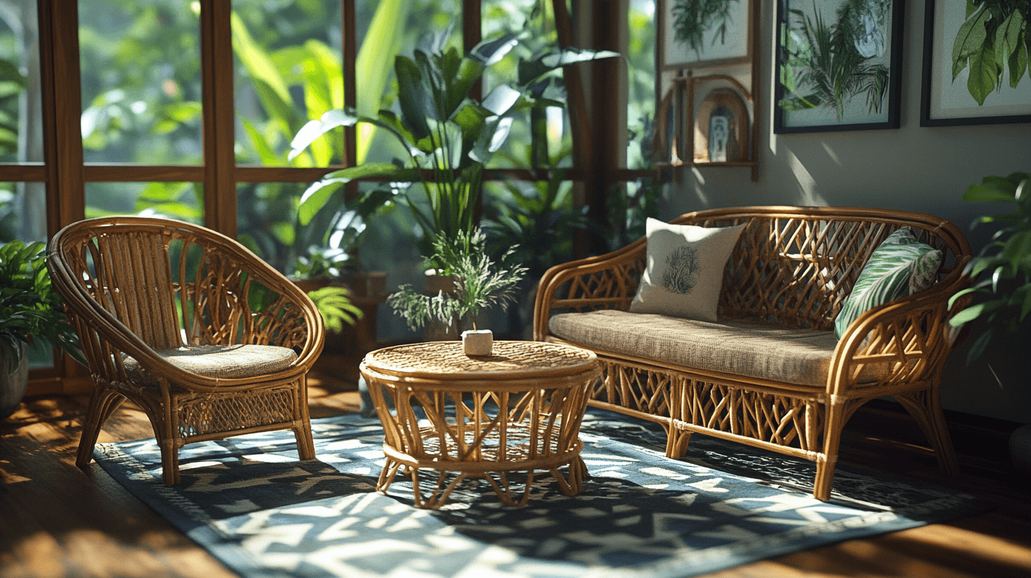 Matériaux naturels : La base du style Tropical Boho