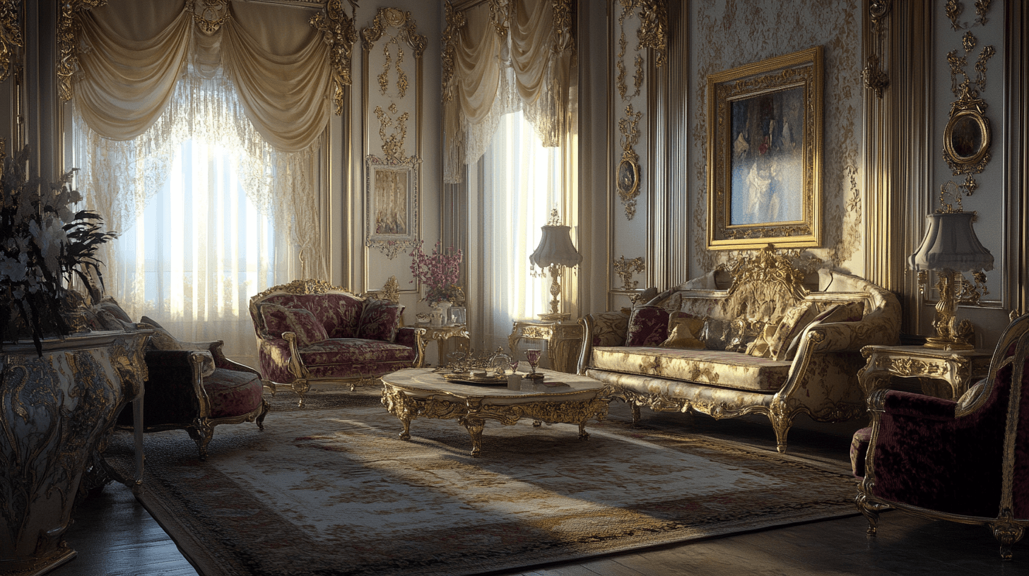Style baroque : Splendeur et élégance dans l'espace de vie