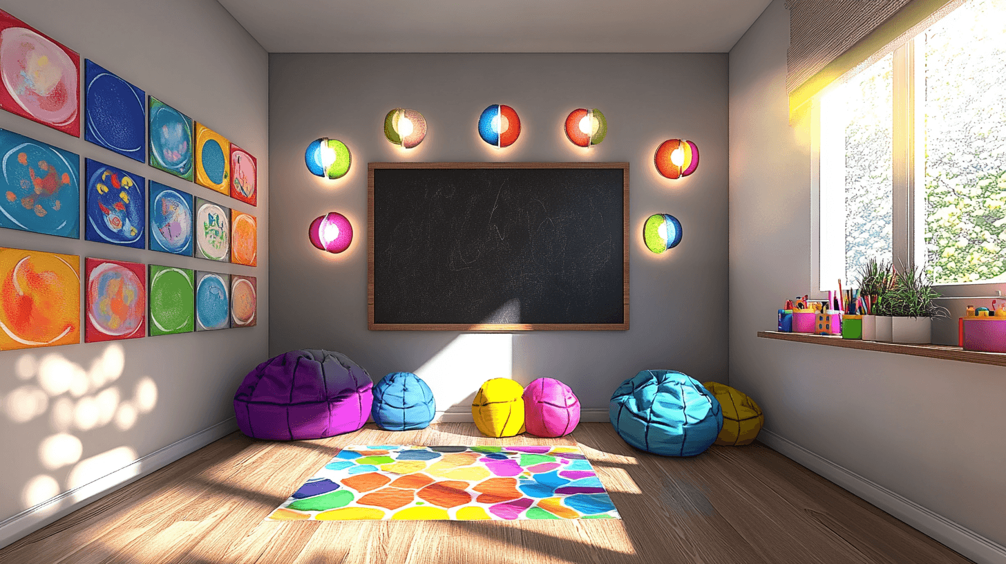 Décoration qui stimule la créativité