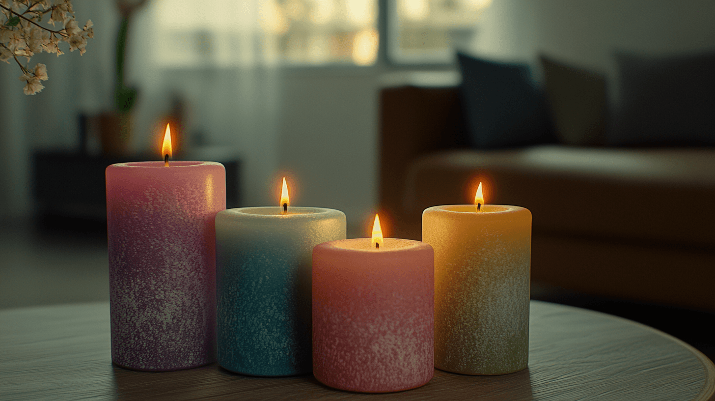 Le bon choix de couleur pour les bougies