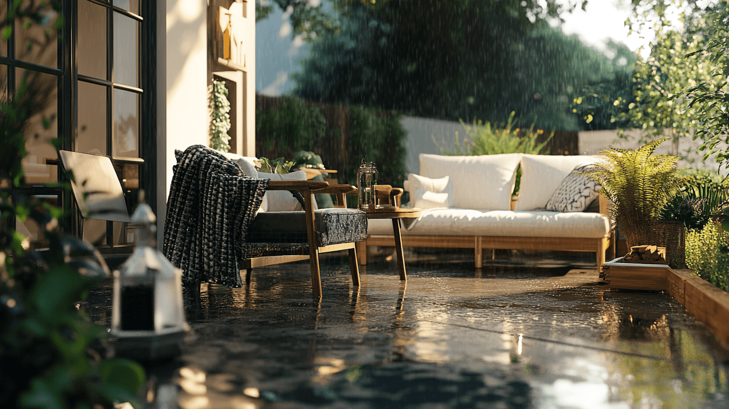 Décoration extérieure étanche : Idées résistantes à la pluie pour l'extérieur