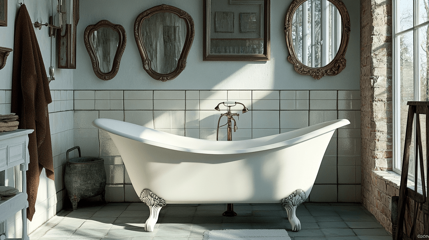 Salle de bain vintage : nostalgie et charme dans la zone humide