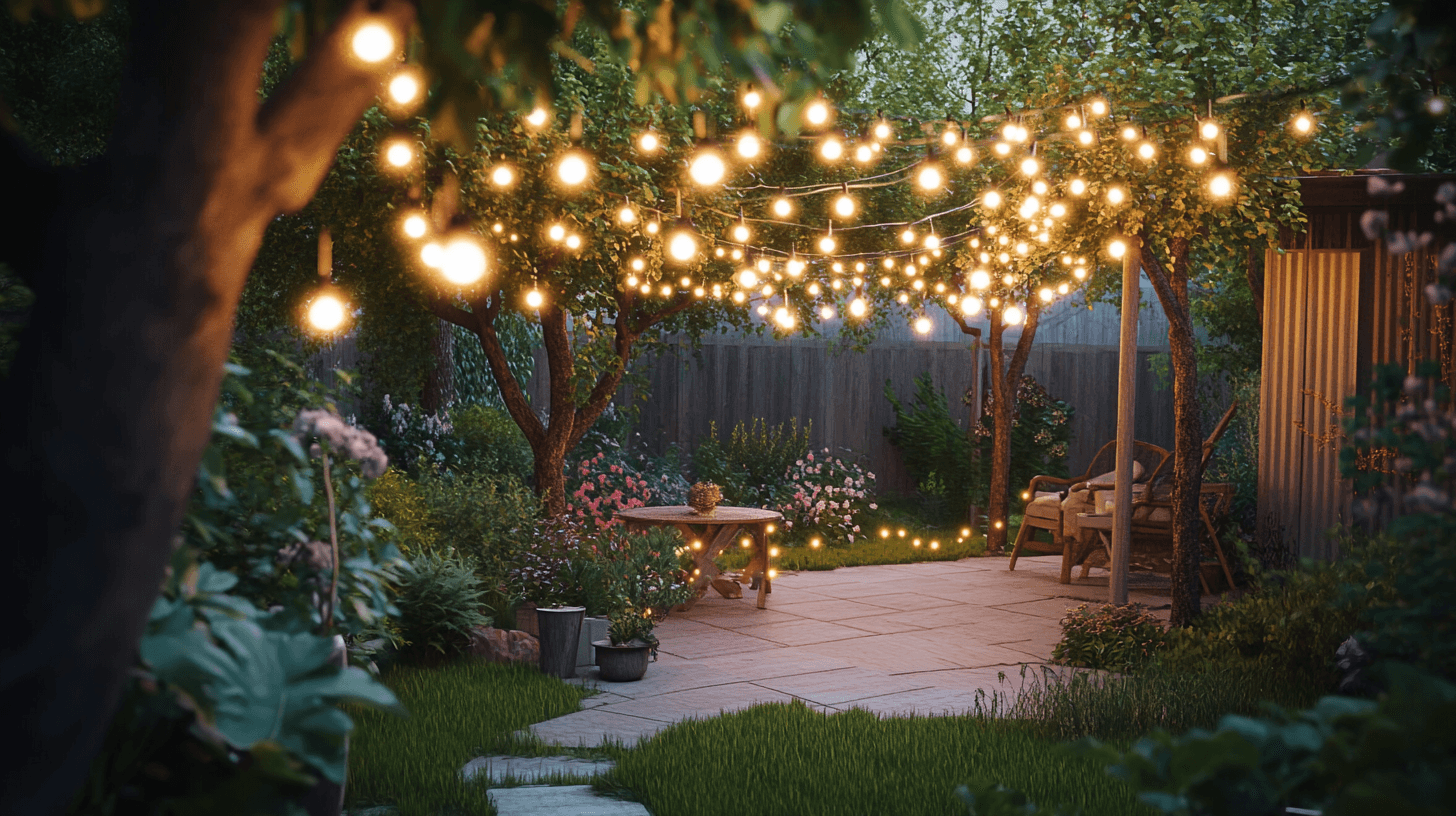 Jardin et balcon : guirlandes lumineuses pour des soirées d'ambiance en plein air