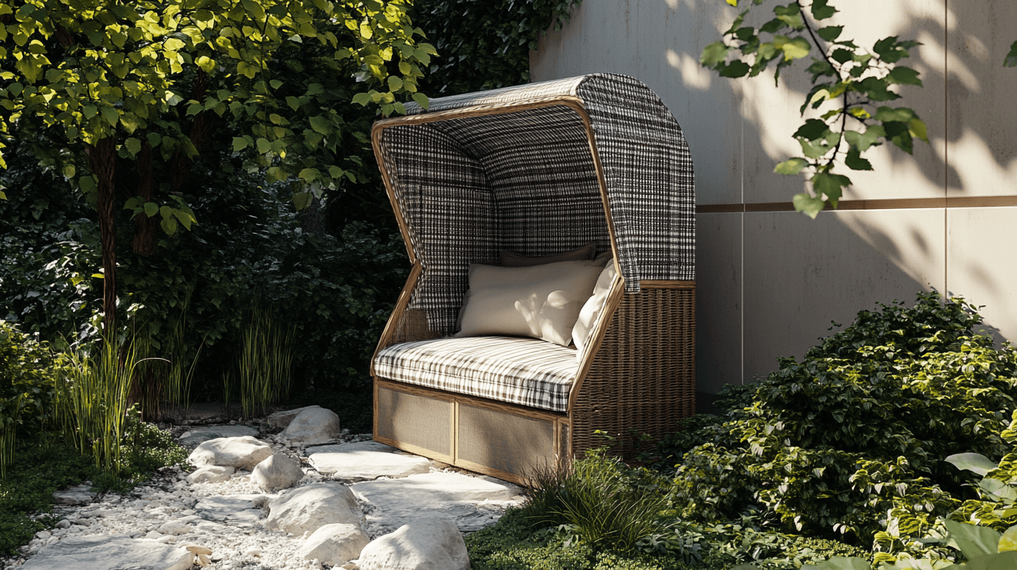Ambiance de vacances à la maison : chaises de plage pour jardin et balcon