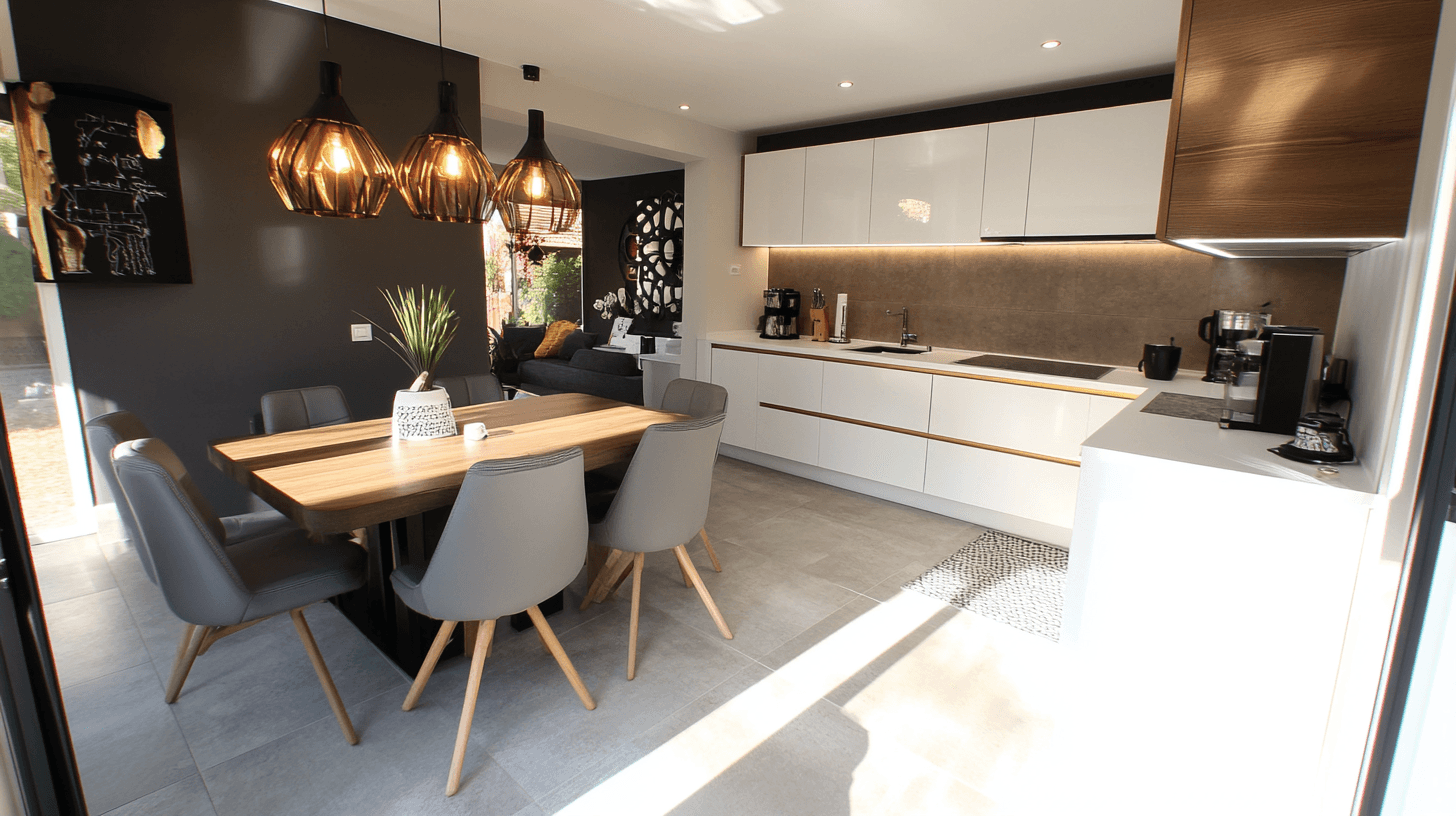 Intégrer un espace repas dans la cuisine : Solutions fonctionnelles et esthétiques