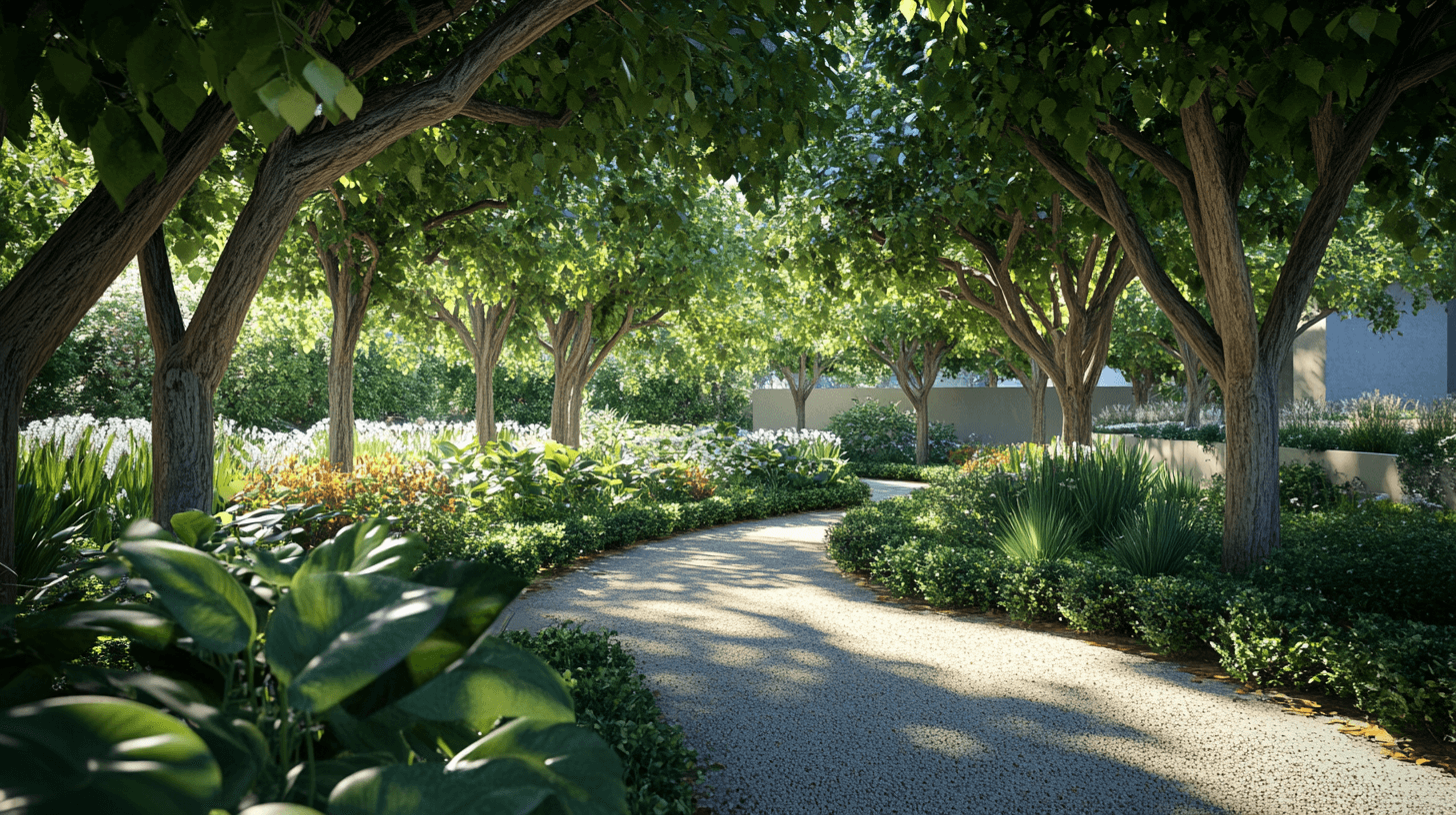 Ombres naturelles : arbres et plantes