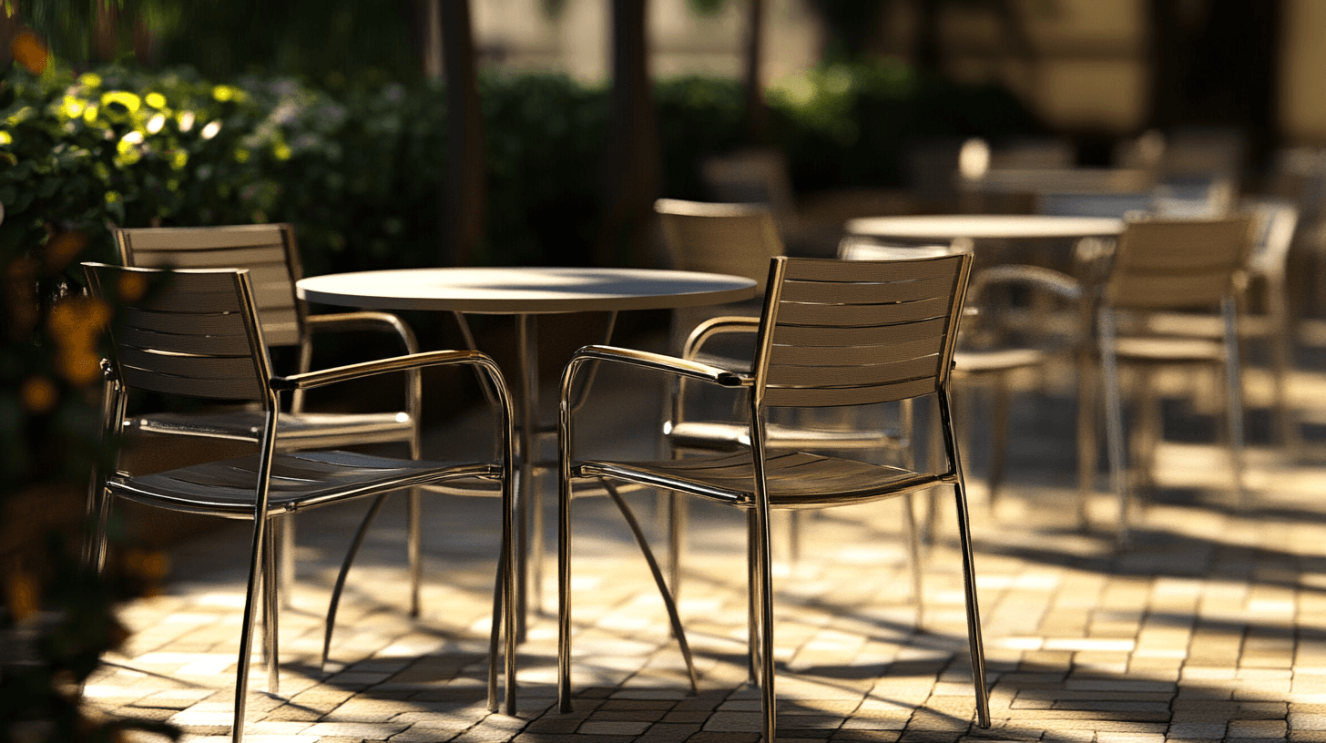 Les bons meubles pour votre espace repas extérieur