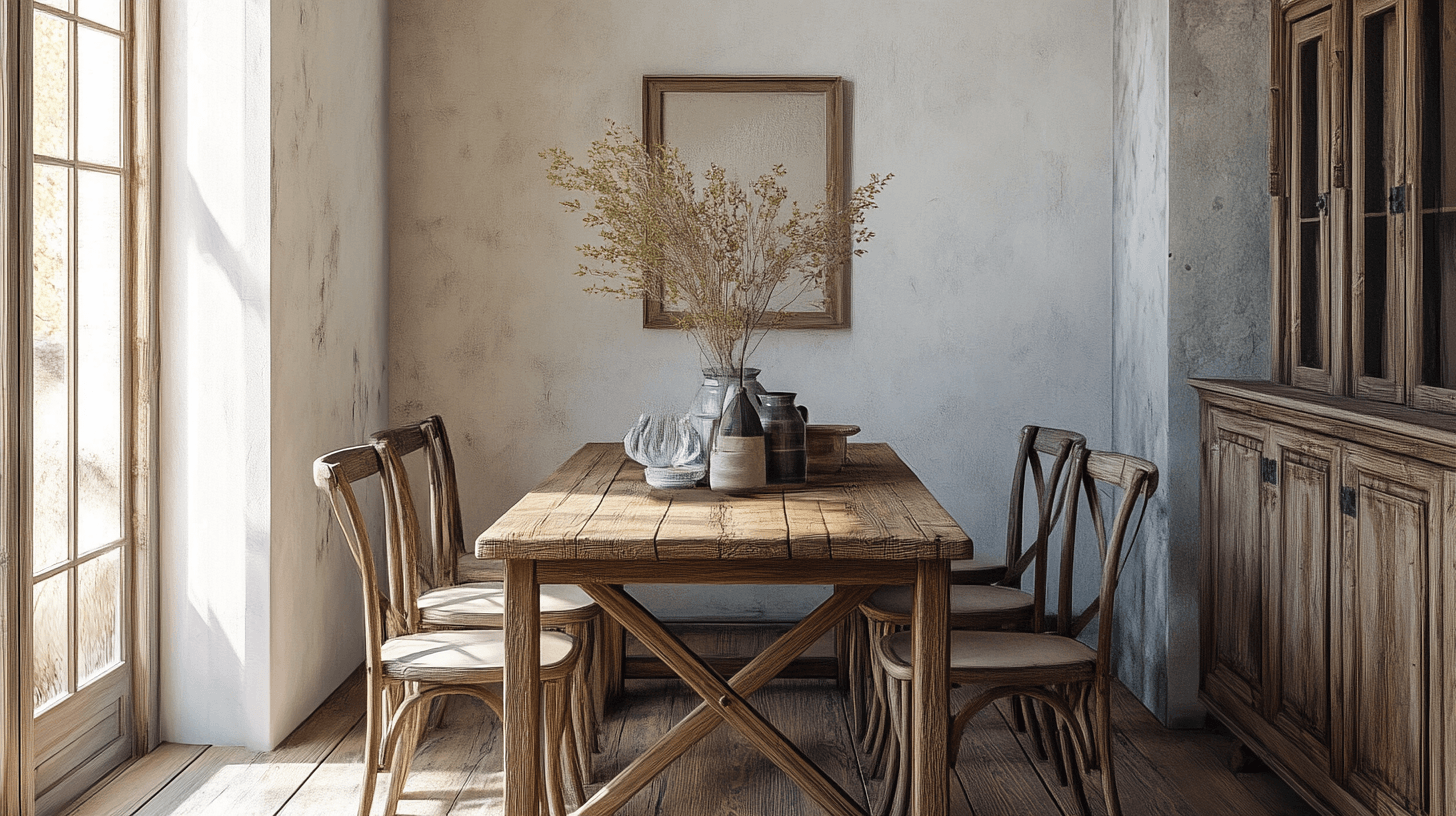 Styles d'habitation qui intègrent des éléments en bois rustiques
