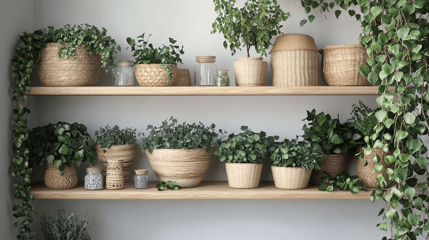Intégrer des plantes et des matériaux naturels