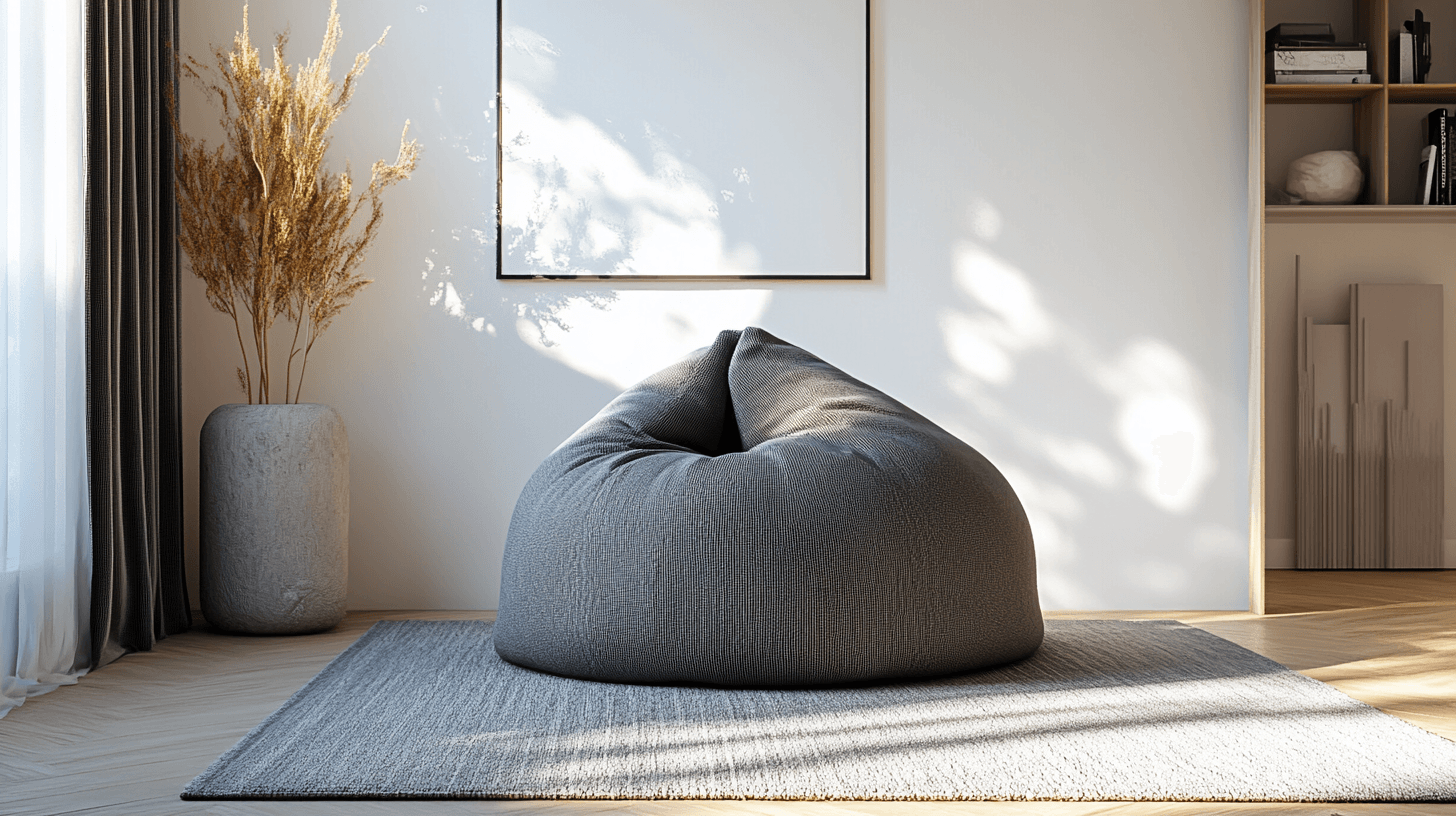 Poufs dans le salon : des oasis de détente élégantes