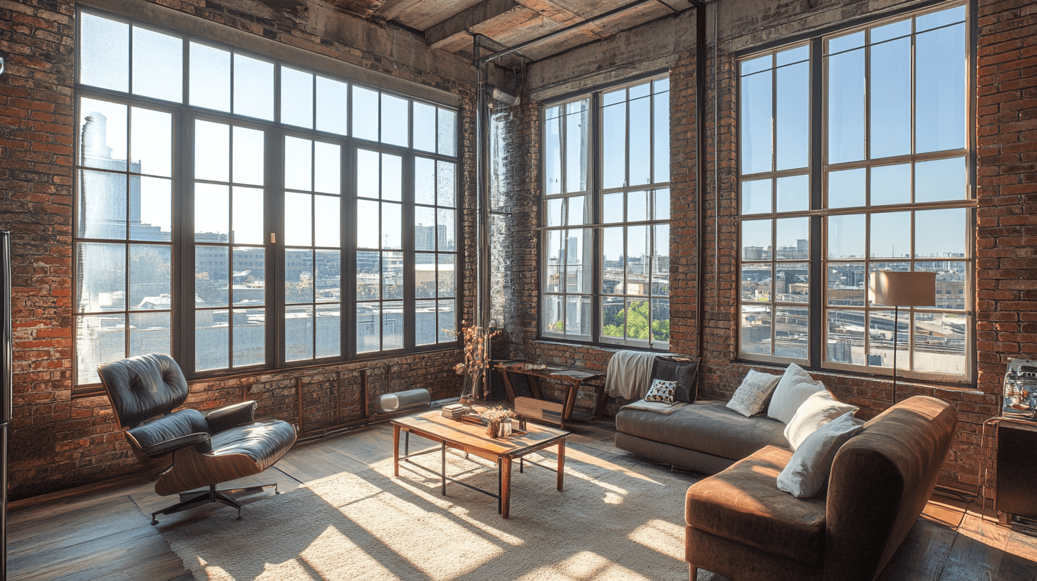 Meubles et décoration dans le Urban Loft