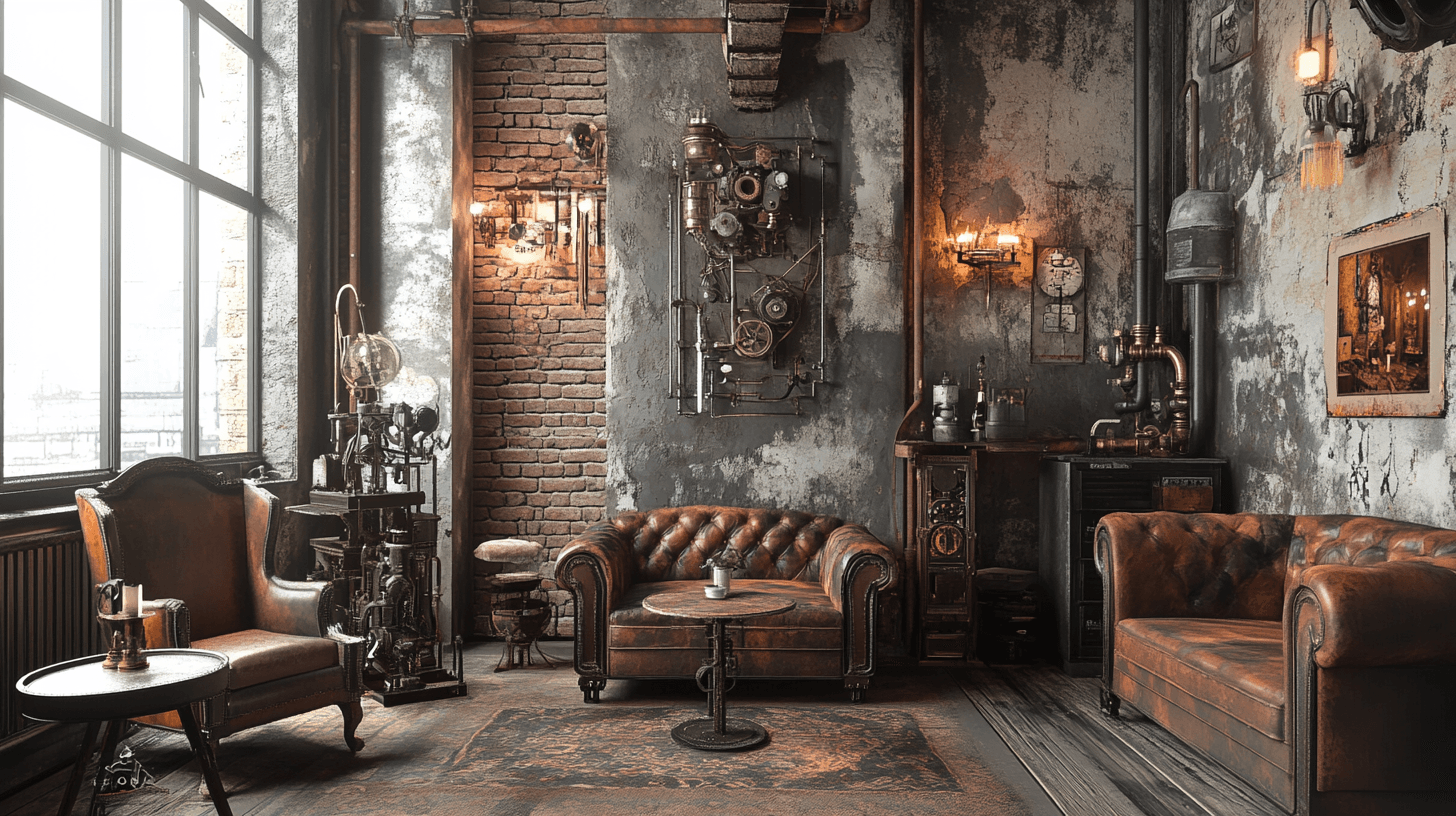 Styles de vie en design Steampunk : des espaces pleins d'histoire et de fantaisie