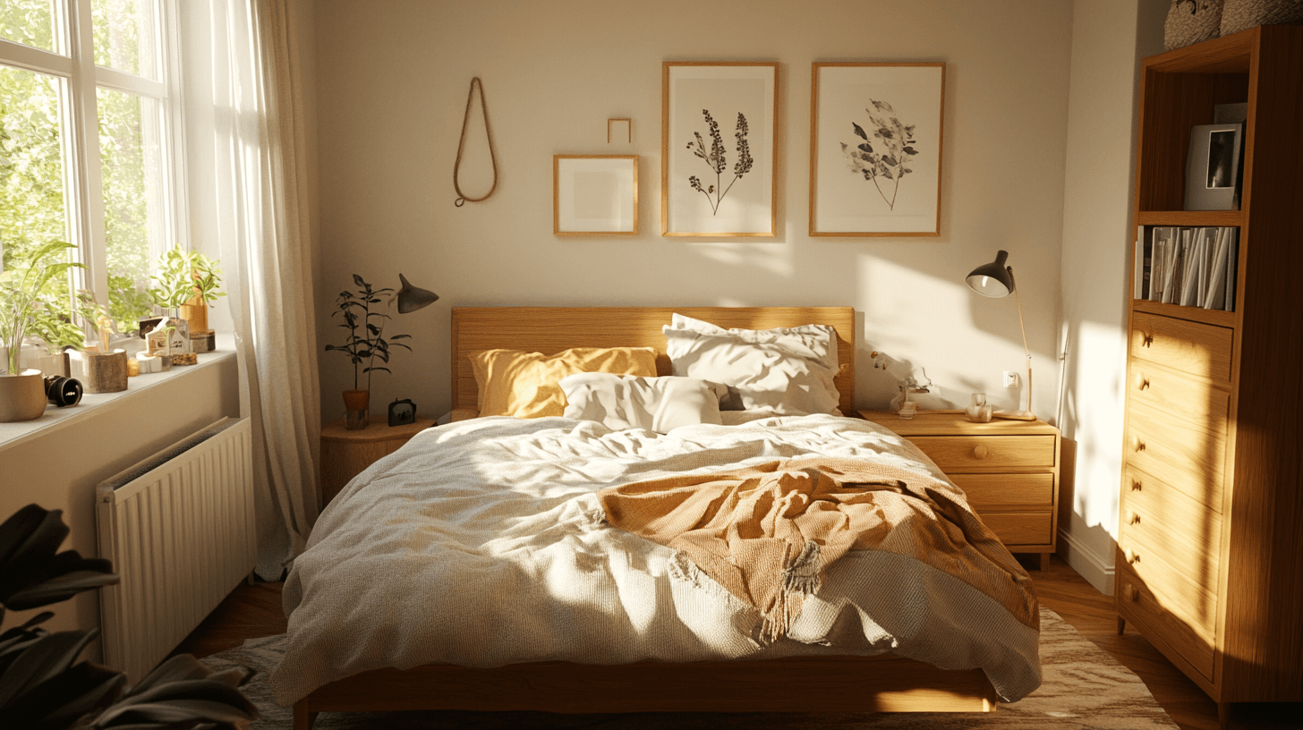Chambre scandinave : le minimalisme rencontre le confort