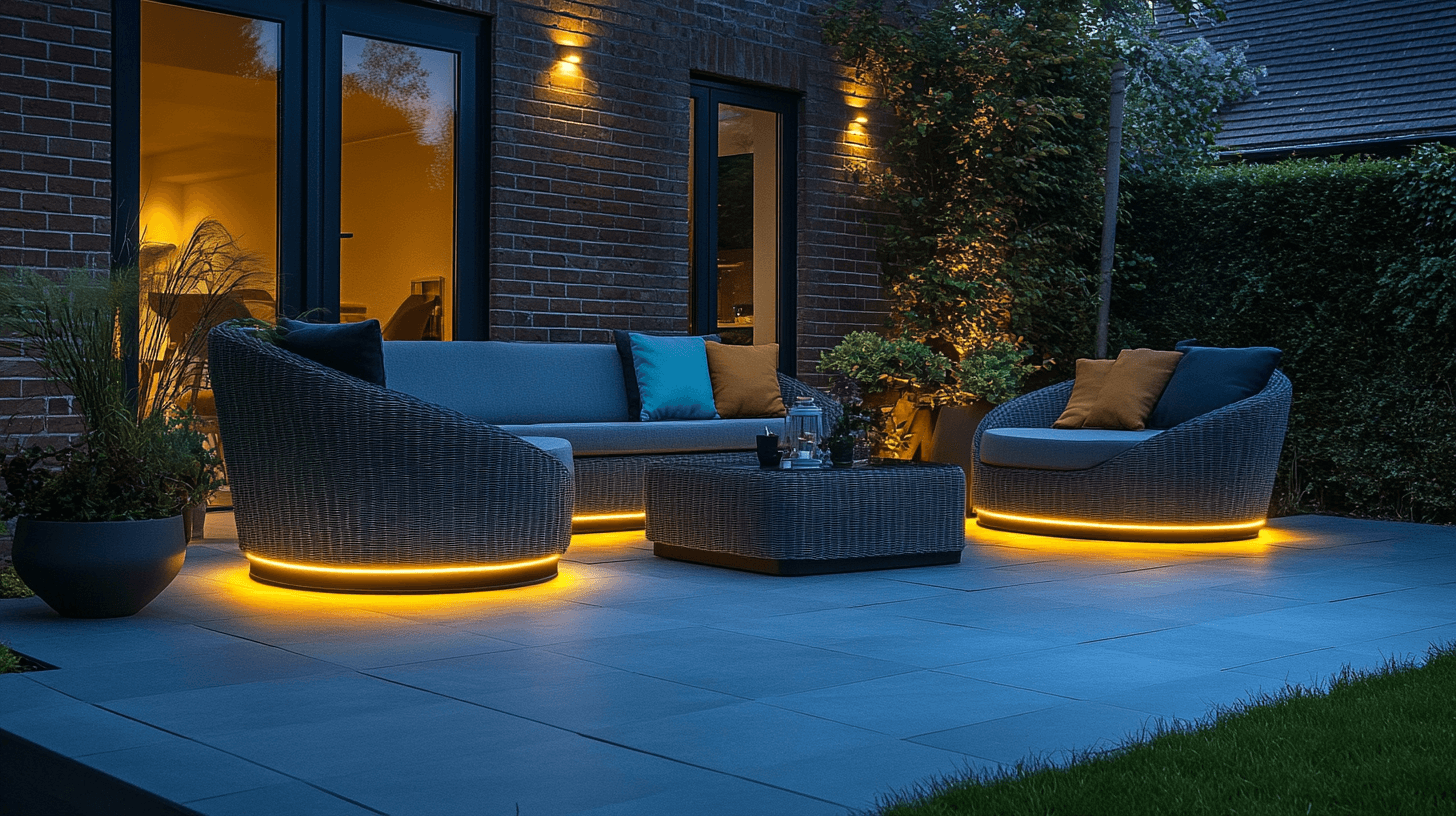 Conseils pour intégrer des meubles de jardin LED dans votre espace extérieur