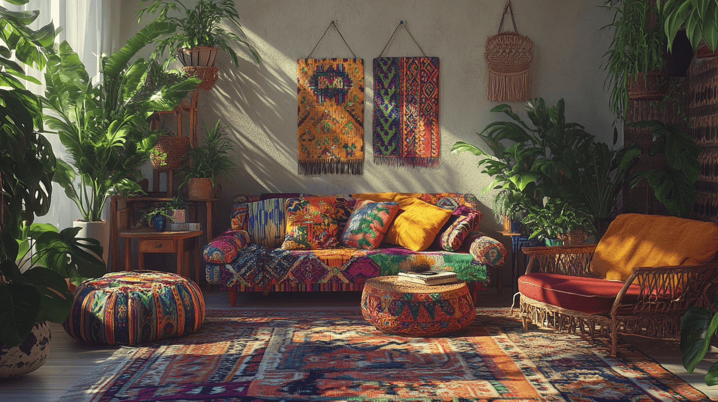Coloré Boho : Couleurs vives dans le style Boho