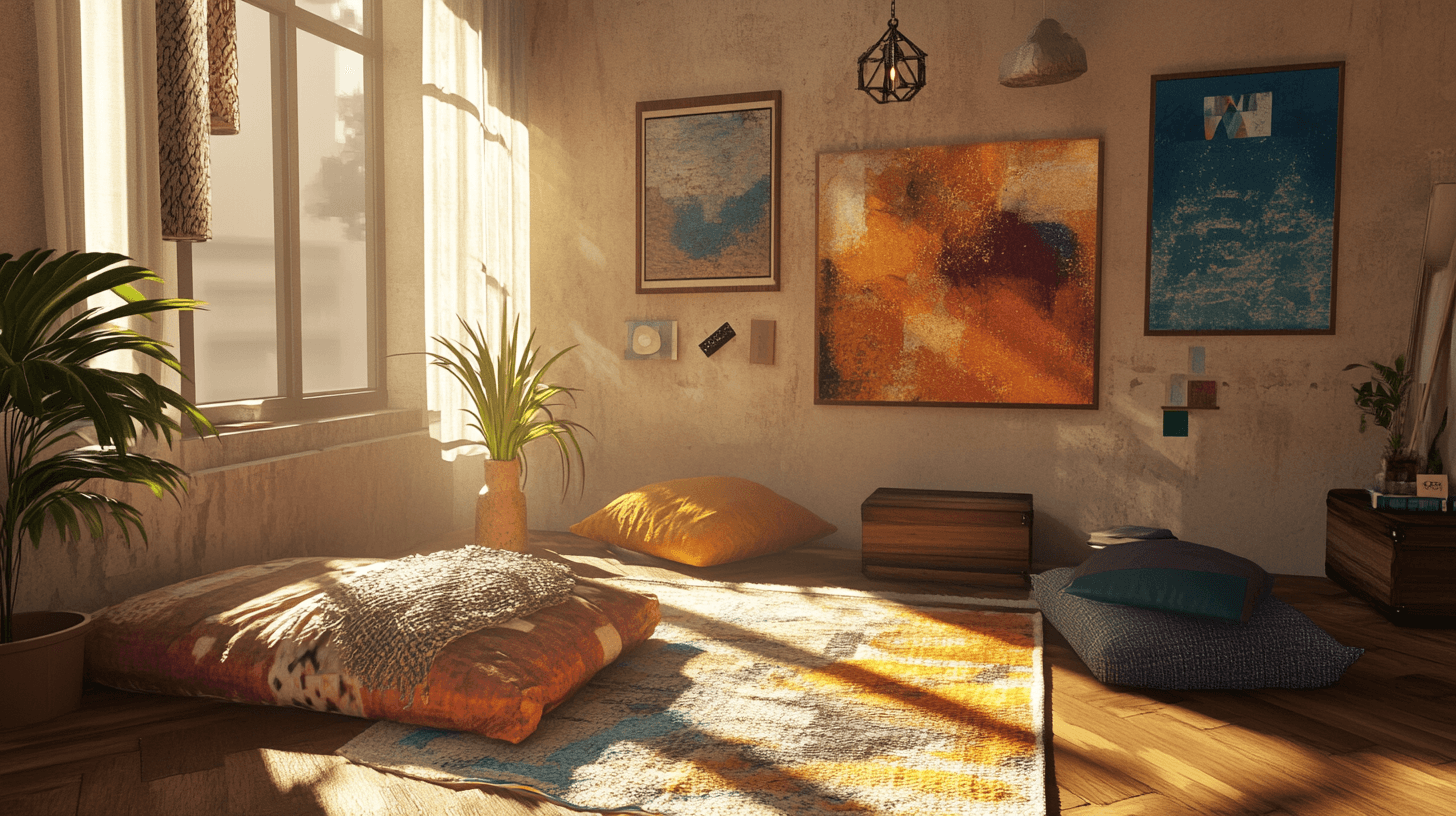 Styles d'habitation dans le mélange Industrial Boho