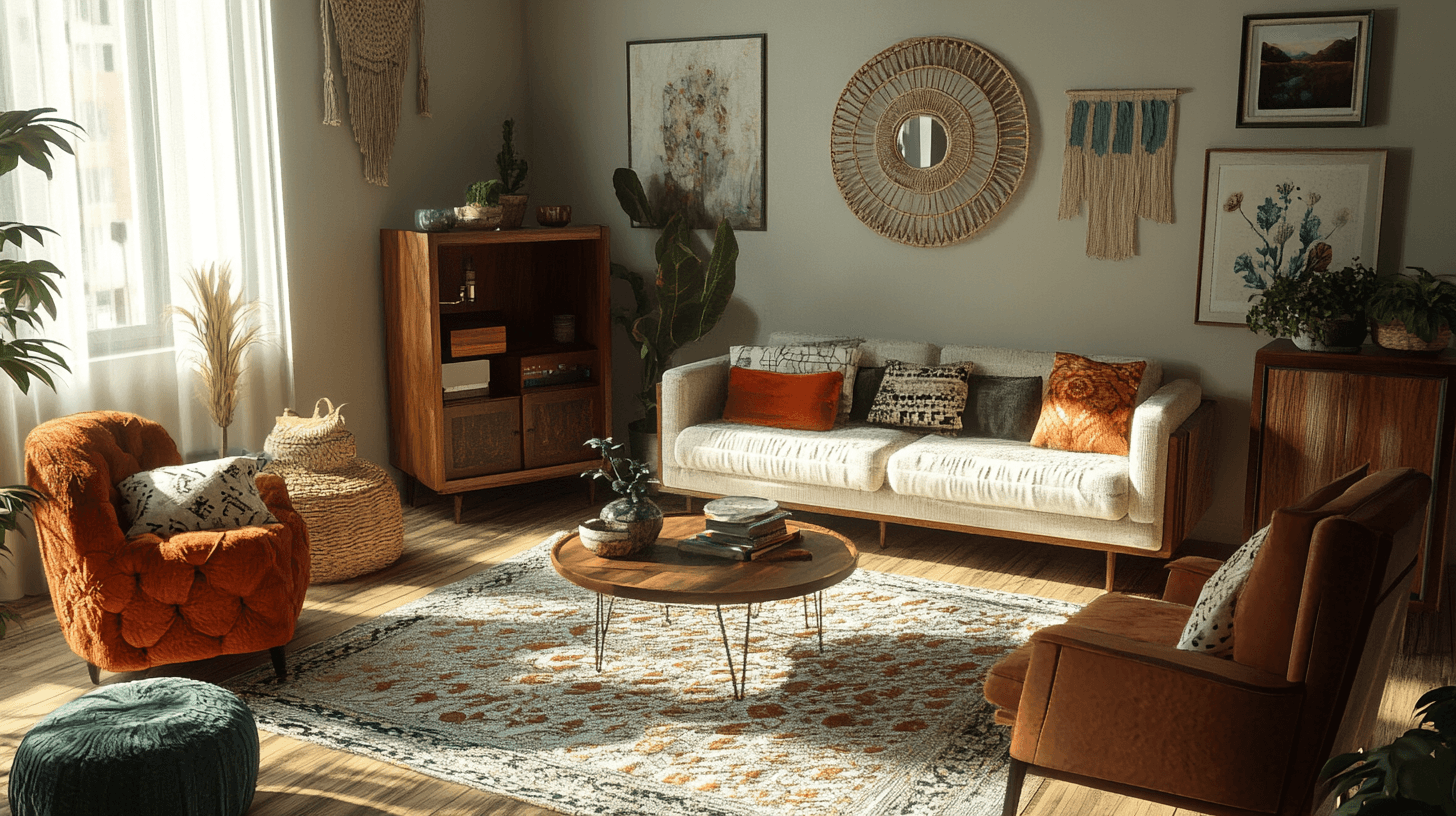 Meubles de style Boho : mélange d'ancien et de nouveau