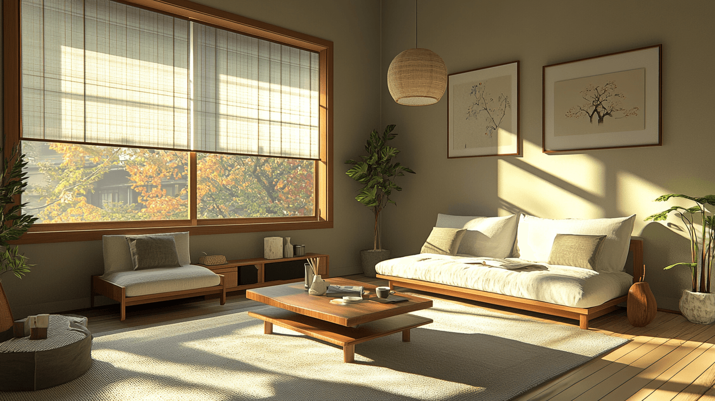 Conception des couleurs dans le style Japandi : Calme par l'harmonie