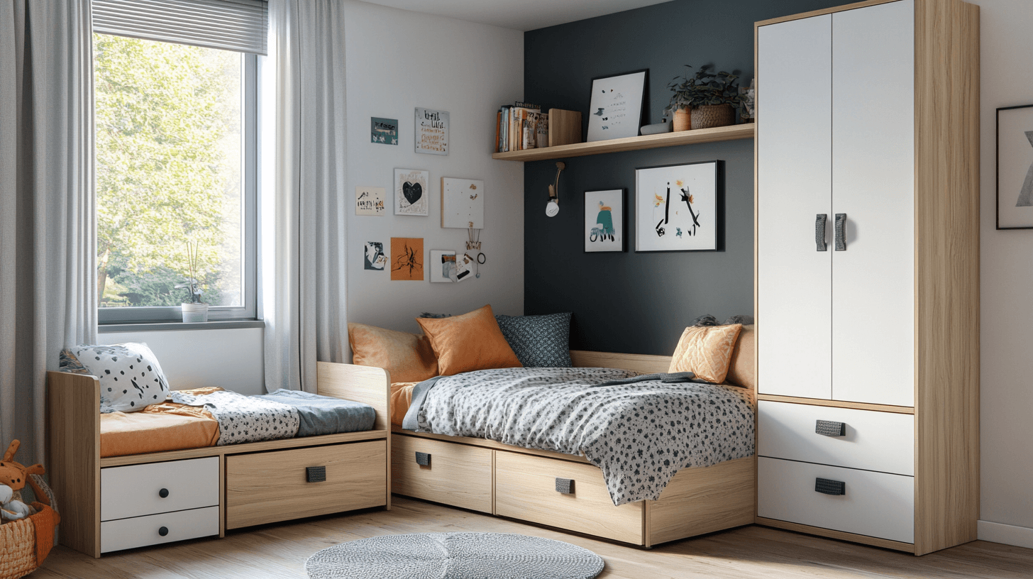Meubles pour la chambre des jeunes : Élégants et pratiques