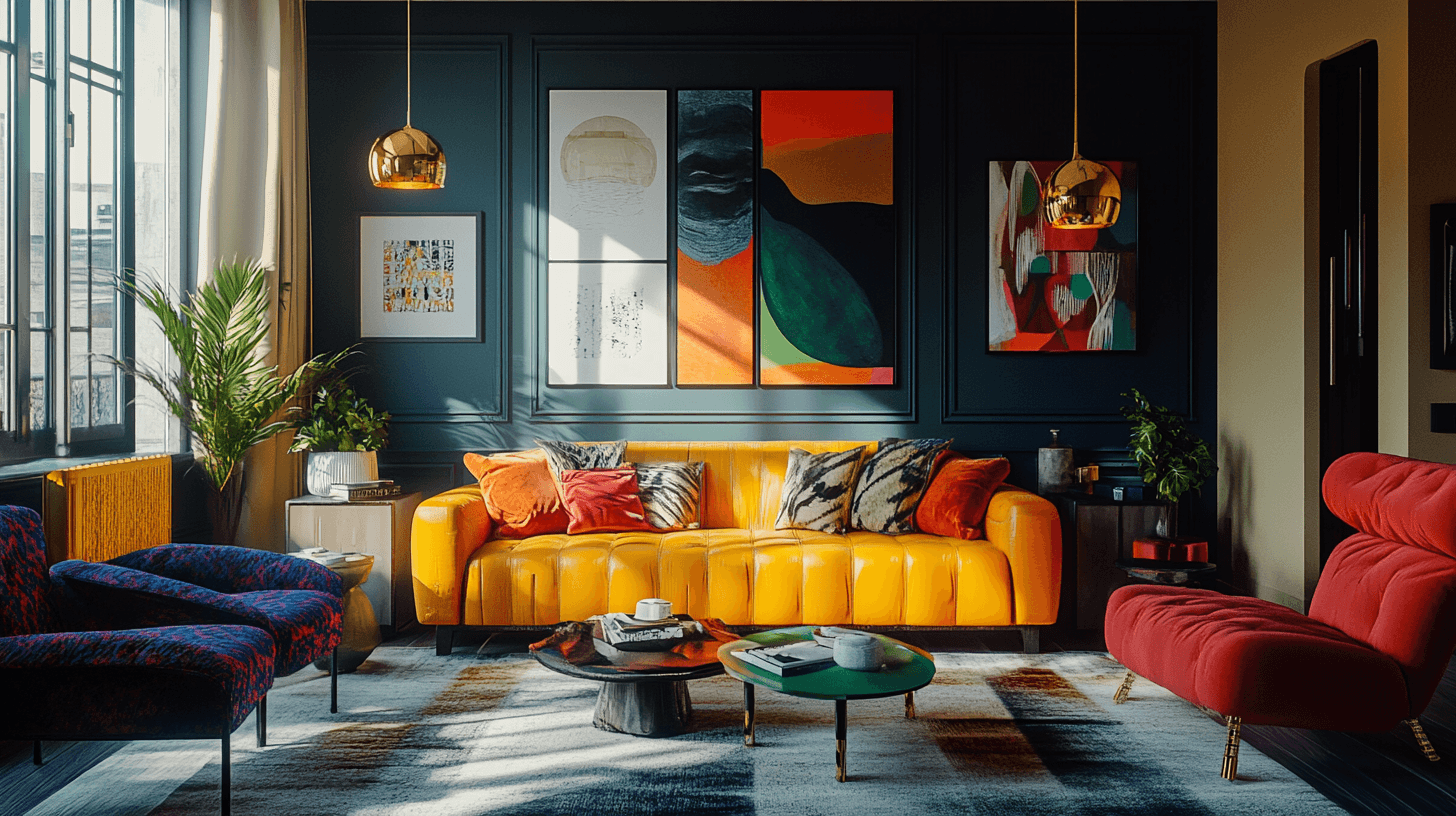 Combinaisons de couleurs audacieuses pour chaque pièce