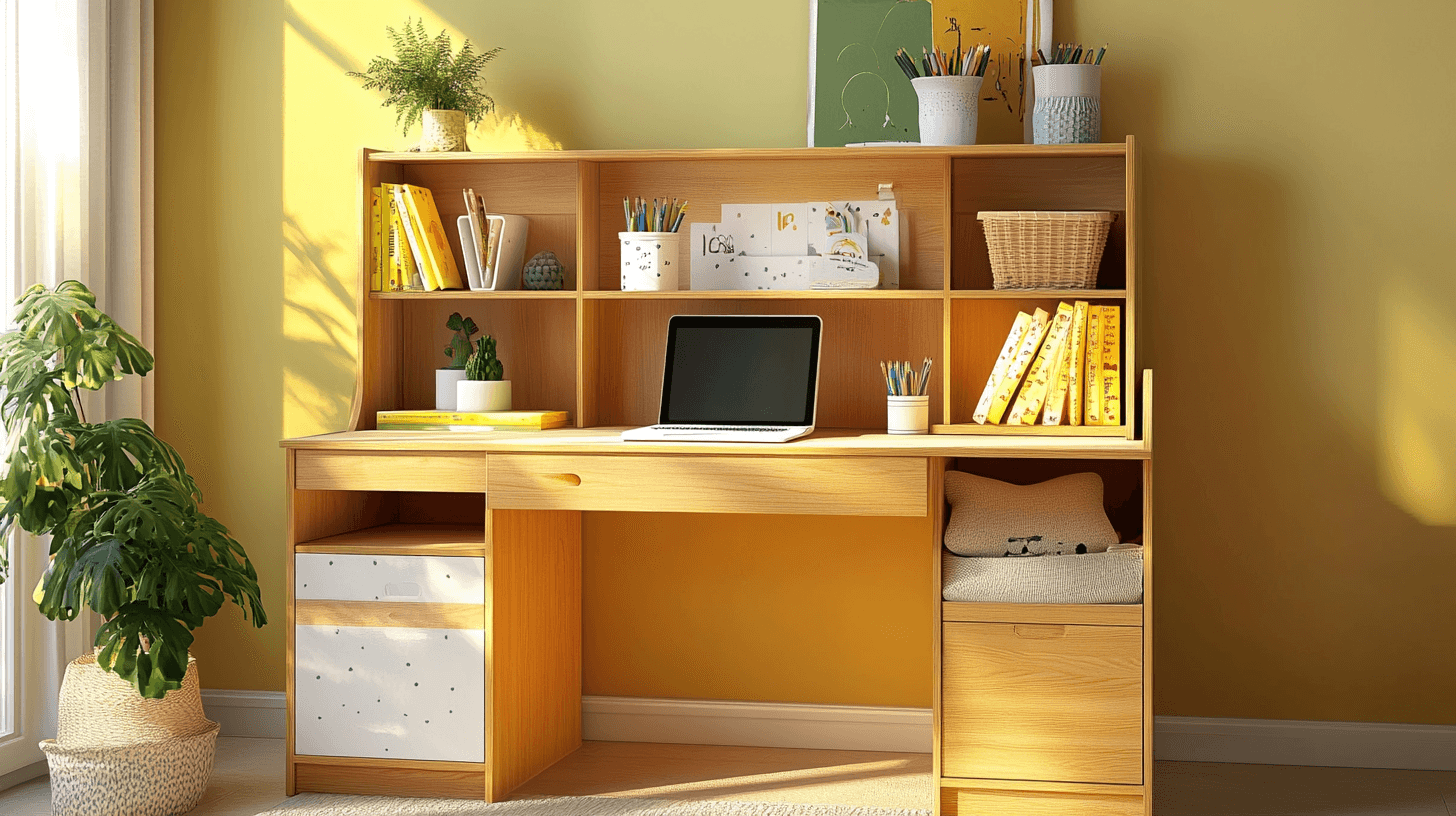 Bureaux multifonctionnels pour chambres d'enfants