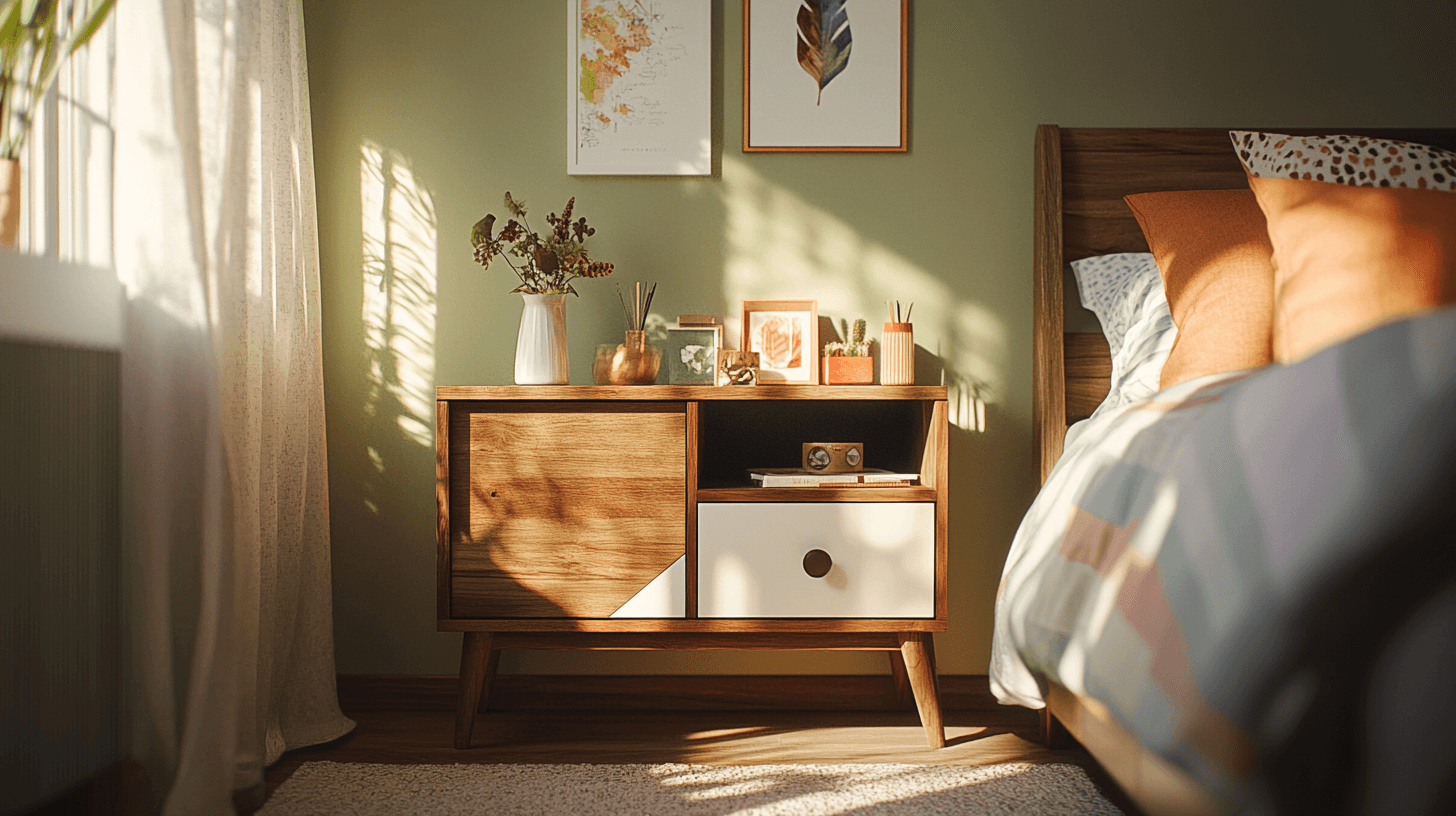Tables de nuit créatifs : Idées uniques pour votre chambre