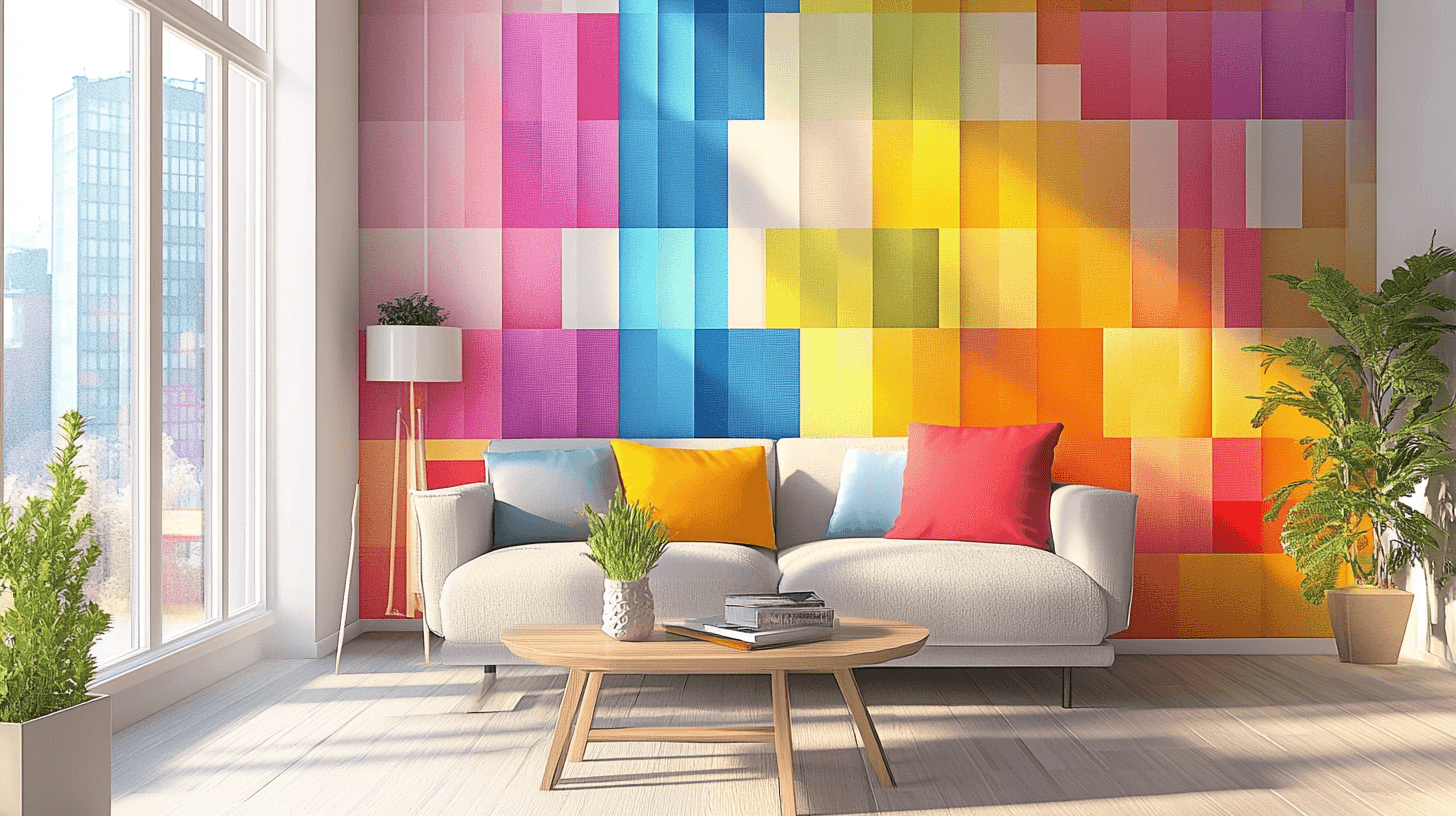 Papiers peints colorés : Comment ils transforment la pièce