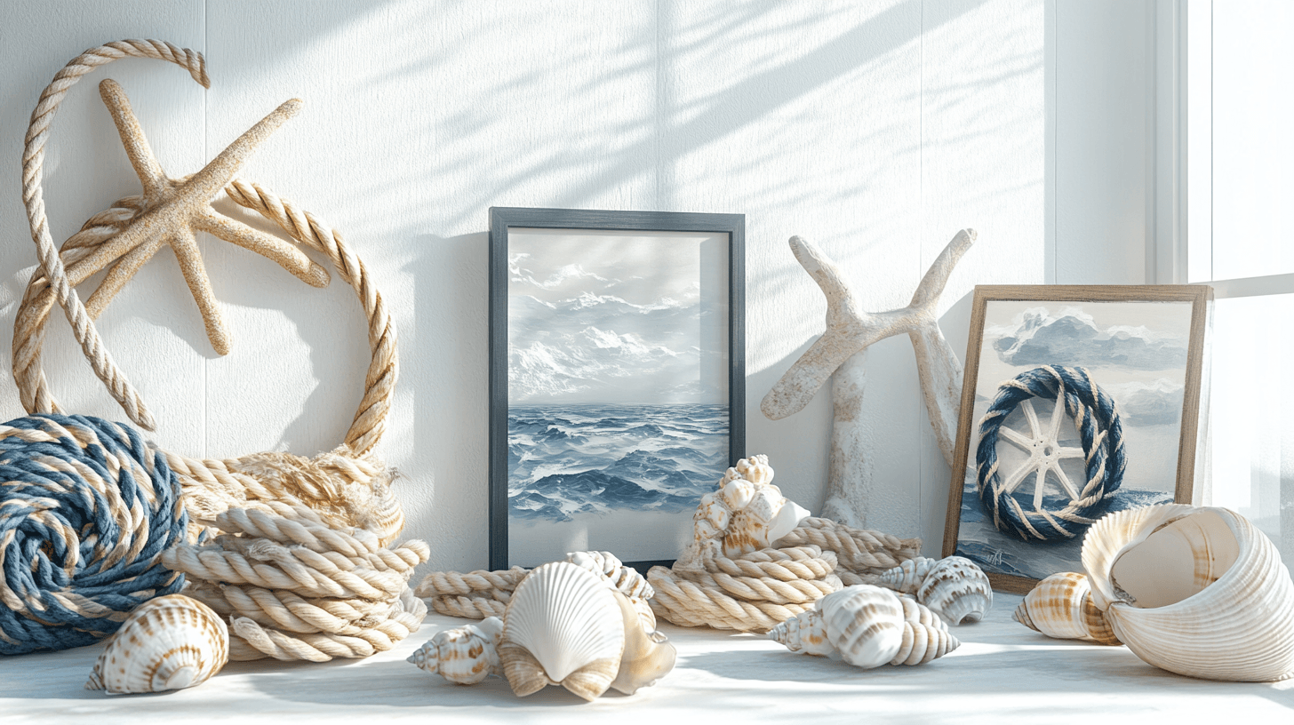 Décorations qui complètent le look Coastal Chic