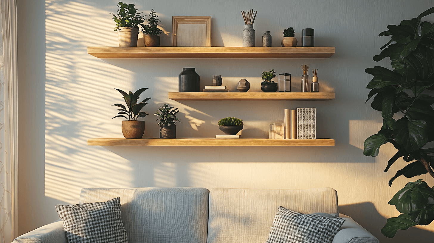 Éléments décoratifs : Étagères murales pour vos pièces préférées