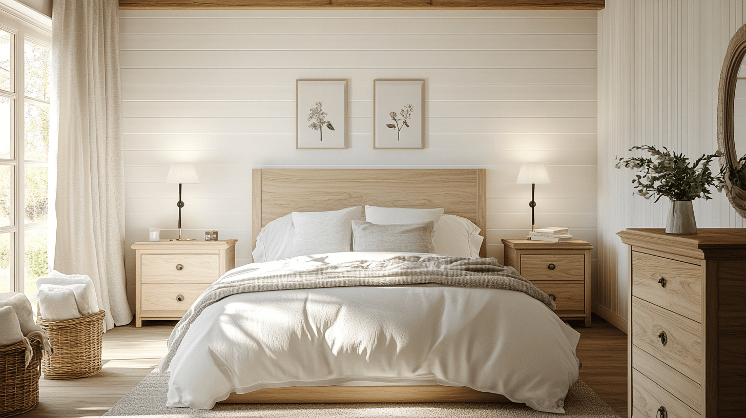Chambre à coucher : Calme et détente grâce aux éléments naturels