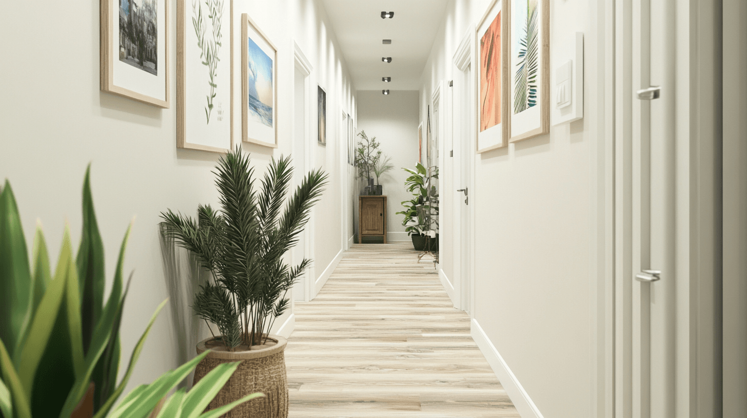 Éléments décoratifs pour un couloir accueillant