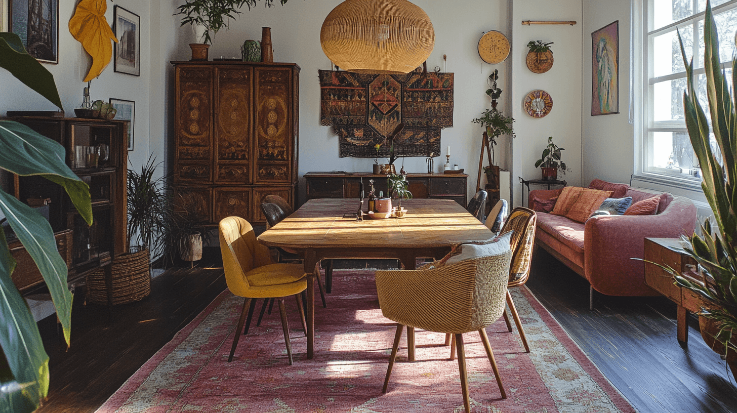 Meubles de style Boho : mélange d'ancien et de nouveau