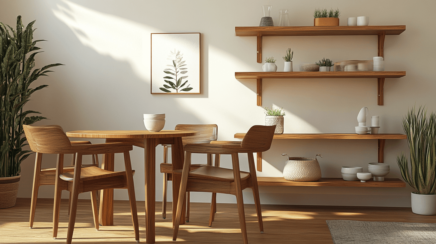 Meubles en bois : Chaleur et naturel dans l'appartement en ville