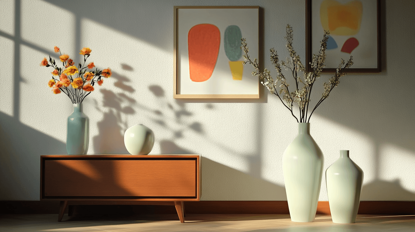 Conseils de décoration pour un salon Mid-Century