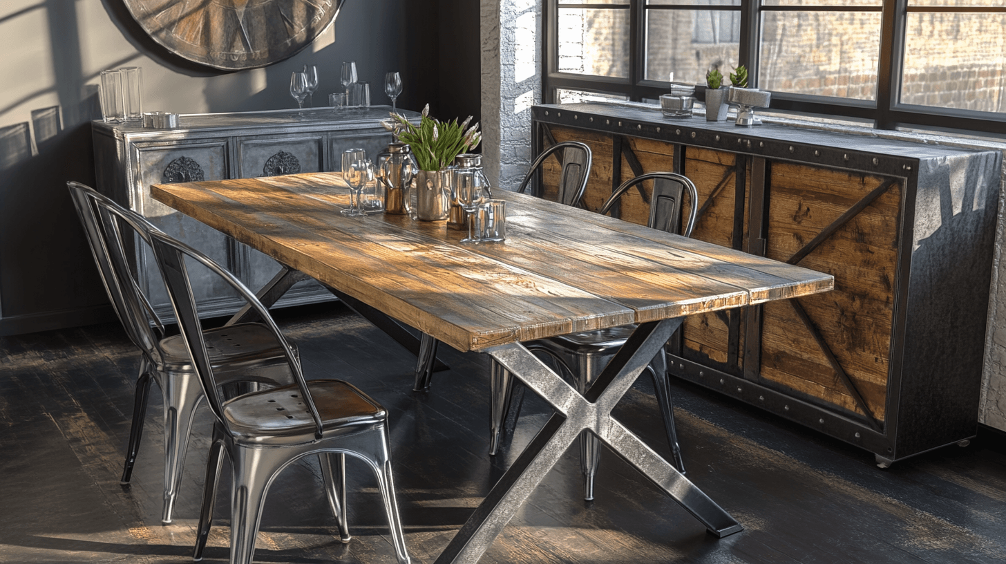 Meubles de style industriel : La combinaison parfaite de métal et de bois